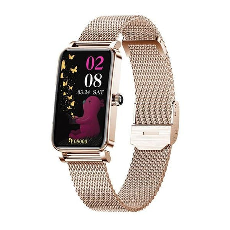 Women's Smart Watch with Mesh Strap
