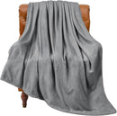 Grey Fleece Blanket for Cozy Comfort and Versatile Home Decor