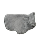 Grey XL Dog Fleece Vest for Dogs Under 100 Pounds