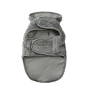 Grey XL Dog Fleece Vest for Dogs Under 100 Pounds