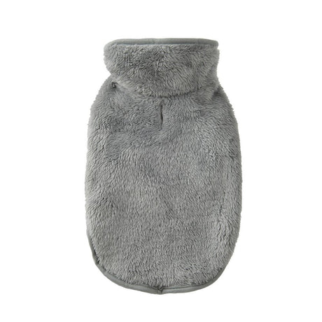 Grey XL Dog Fleece Vest for Dogs Under 100 Pounds
