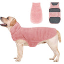 Pink XL Dog Fleece Vest, Super Warm & Windproof Winter Coat for Large Dogs