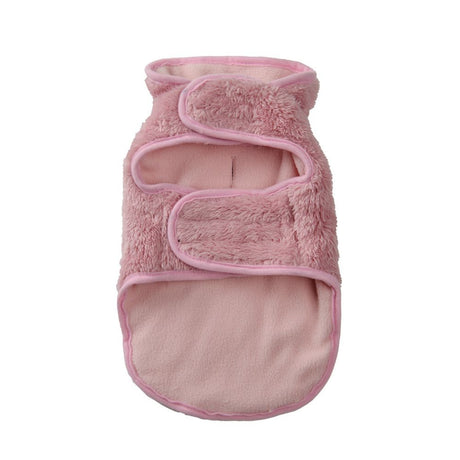 Pink XL Dog Fleece Vest, Super Warm & Windproof Winter Coat for Large Dogs