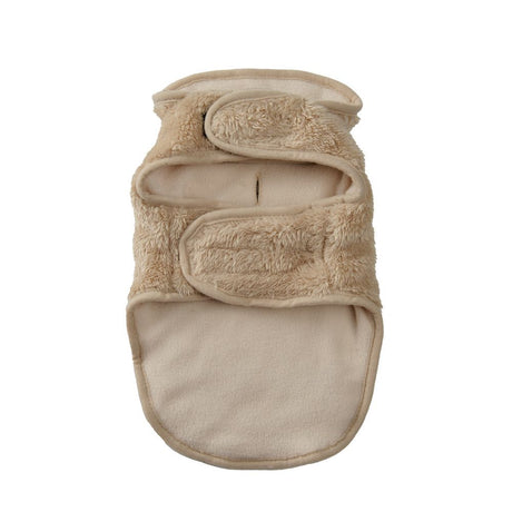 Brown XL Dog Fleece Coat for Large Breeds