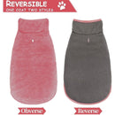 Brown XL Dog Fleece Coat for Large Breeds