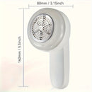 White Black Electric Clothes Lint Remover with USB-C Charging