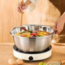 2-Piece Stainless Steel Micro-Perforated Strainer Bowls, Multipurpose Colanders and Mixing Bowls