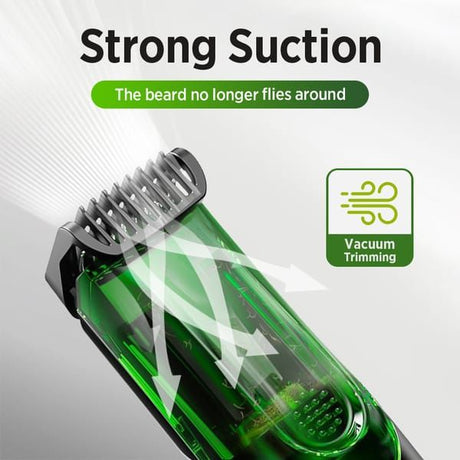 Vacuum Shaver Trimmer with 20 Precision Lengths