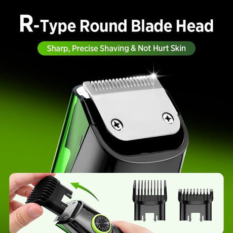Vacuum Shaver Trimmer with 20 Precision Lengths