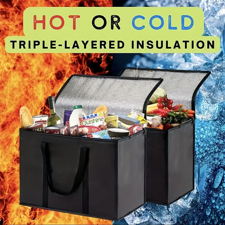 Extra-Large Insulated Cooler Bag for Catering, Delivery & Camping