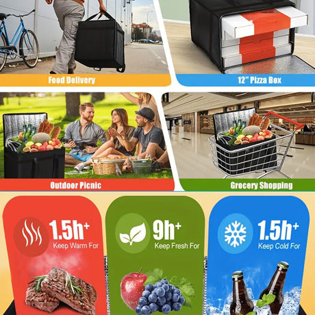 Extra-Large Insulated Cooler Bag for Catering, Delivery & Camping