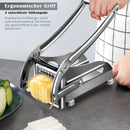 Stainless Steel French Fry Cutter, Adjustable Thickness Vegetable Slicer