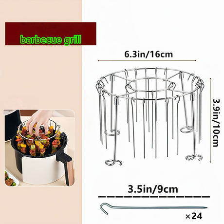 24-Needle Barbecue Grill for Skewers