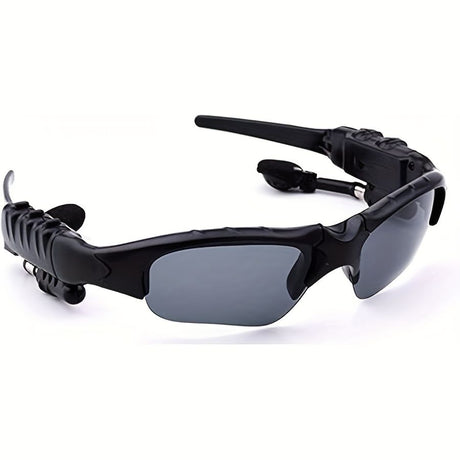 Bluetooth Sunglasses with Integrated Earphones for Audio