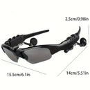 Bluetooth Sunglasses with Integrated Earphones for Audio
