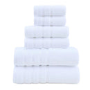 6-Piece White Towel Set