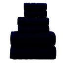 6-Piece Black Towel Set – Soft, Absorbent & Stylish Bathroom Linens
