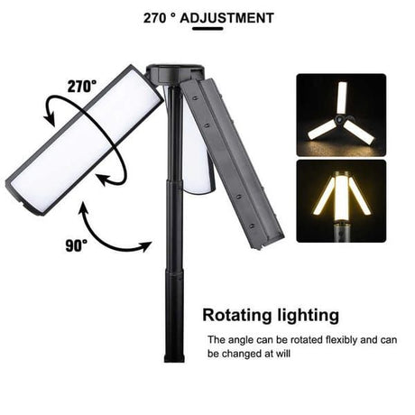Multifunctional Telescopic Camping Light - Portable LED Lamp