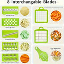 16-Piece Vegetable Chopper Set, Interchangeable Blades
