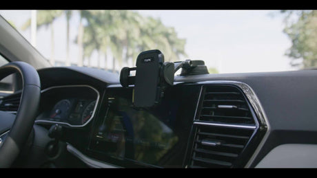 TOPK Car Phone Holder with Strong Suction and Adjustable Arm