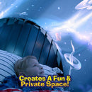 Space-Themed Bed Tent 80x220 cm - Kids' Cosmic Hideaway