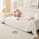 Pearl White 180 x 340 cm Sofa Blanket