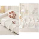 Pearl White 180 x 340 cm Sofa Blanket