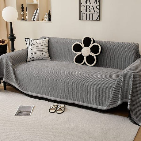 Black 180x340cm Blanket for Sofa and Bed