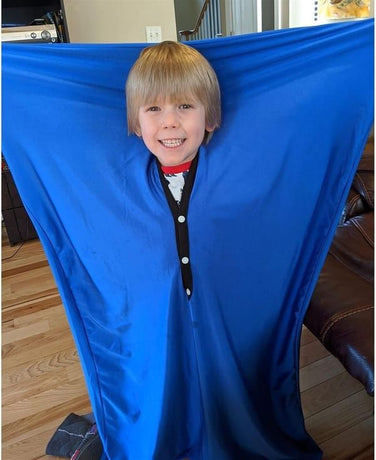 Blue Wellness Blanket – Soft Comfort for Relaxation and Travel