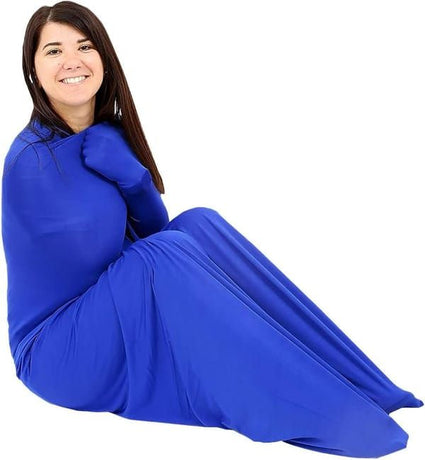 Blue Wellness Blanket – Soft Comfort for Relaxation and Travel