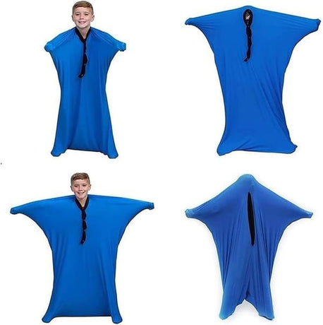 Blue Wellness Blanket – Soft Comfort for Relaxation and Travel