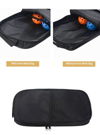 Purple Pickleball Paddle Set with Bag and Balls