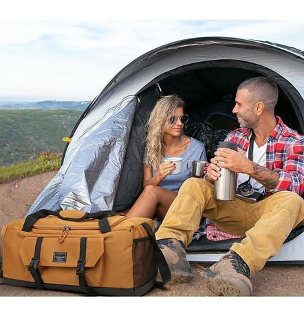 Black TUCUAN Travel Duffel Bag