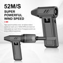 9-Piece 130,000 RPM Handheld Blower and Vacuum Cleaner, Black