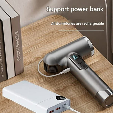 Wireless Charging Hair Dryer – 120,000 RPM, 15600mAh