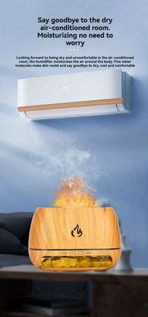 Black Aroma Diffuser with Himalayan Salt Stones