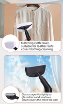 Steam Cleaner with Multiple Attachments, White