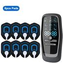 8-Pad Digital Electric Massager with EMS, TENS & MSG