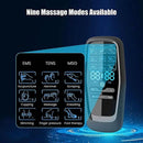 8-Pad Digital Electric Massager with EMS, TENS & MSG