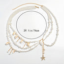 Pearl and Shell Waist Chain, Women's Beach-Inspired Jewelry