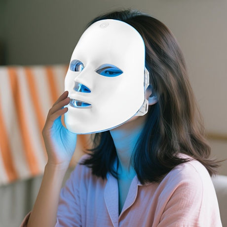 7-Color LED Light Therapy Facial Mask for Skin Rejuvenation