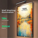 Modern LED Picture Light for Art Display, Sleek Black Finish