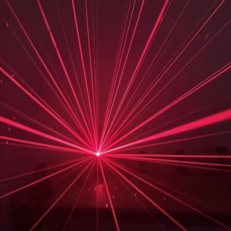 Laser Stage Lighting System with Remote, DMX, and RGB Effects