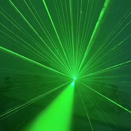 Laser Stage Lighting System with Remote, DMX, and RGB Effects