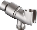 Full metal handheld shower head seat - adjustable brass bracket, 360-degree rotating ball, suitable for universal shower arms and shower hoses, chrome-plated (nickel)