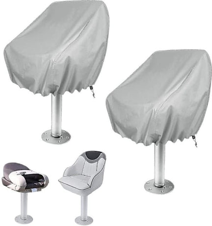 2 - Piece Outdoor Yacht Oxford - Cloth Waterproof Seat Covers - Captain & Rear! | Hot - Sell