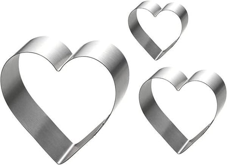 Hot - Selling Heart - Shaped Stainless Steel Cookie Cutters Set - High Quality