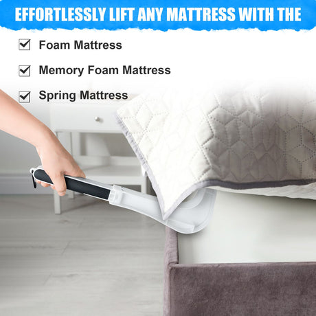 Industrial-grade mattress lift mattress lifting solution and durable tool, help to make no-pressure bed ABS, mattress lifting machine bed cushion storage tool, elderly-friendly bed organizing time bed