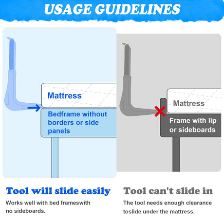 Industrial-grade mattress lift mattress lifting solution and durable tool, help to make no-pressure bed ABS, mattress lifting machine bed cushion storage tool, elderly-friendly bed organizing time bed