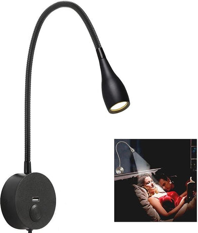 Flexible USB - Powered Bedside Reading Lamp - High - Quality & Trendy